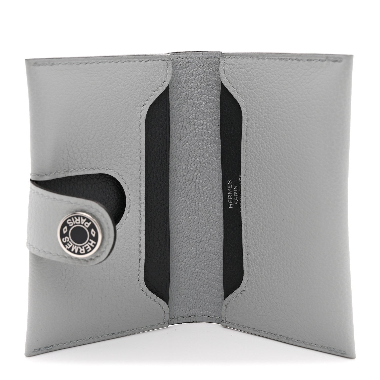 Hermes Evercolor Bi-Color RMS Card Holder Bleu Glacier Ardoise 5 of 7