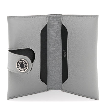 Hermes Evercolor Bi-Color RMS Card Holder Bleu Glacier Ardoise 5 of 7