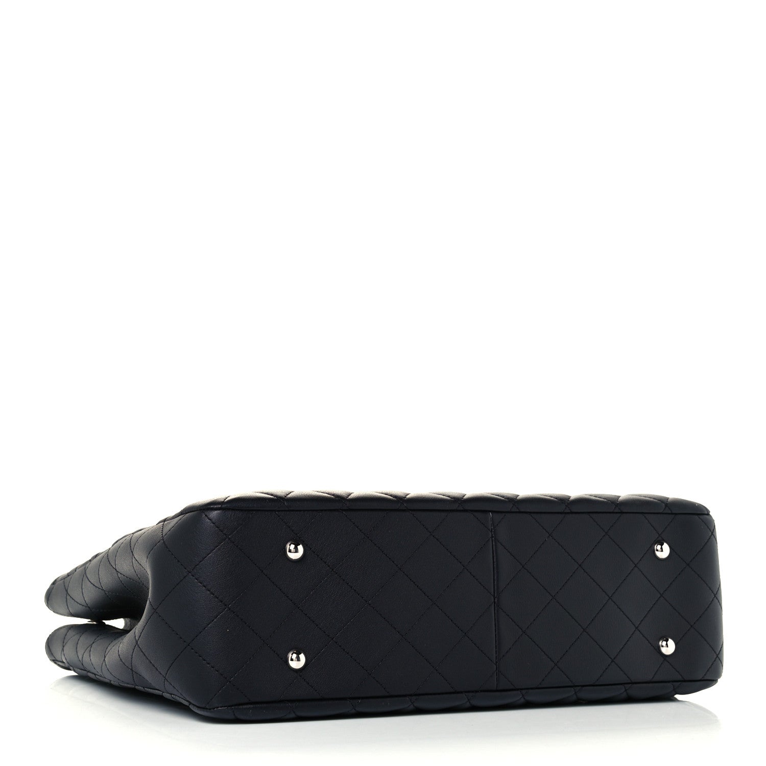 Chanel Calfskin Quilted Large Classic Shopping Tote Black 4 of 11