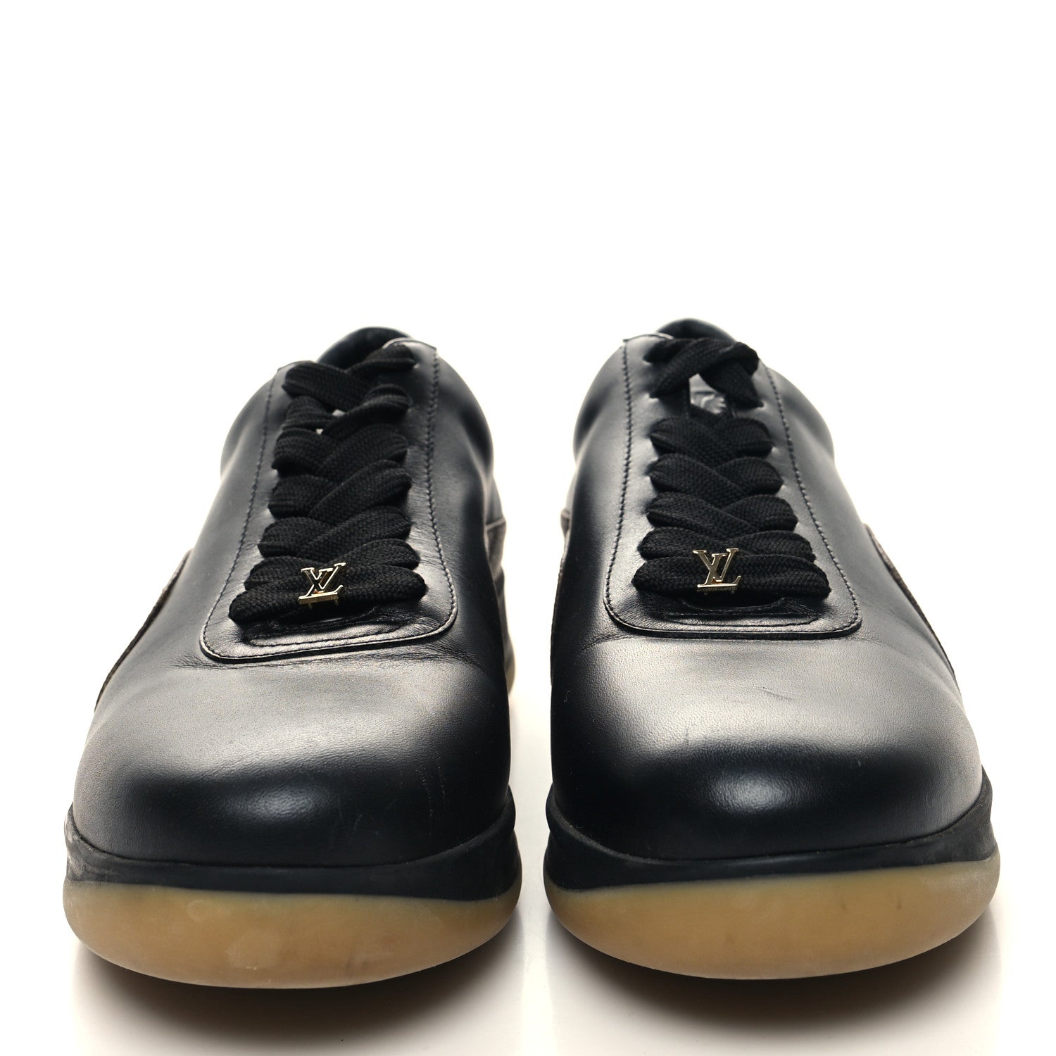 Louis Vuitton X SUPREME Calfskin Monogram Sneakers 7 Black 2 of 7