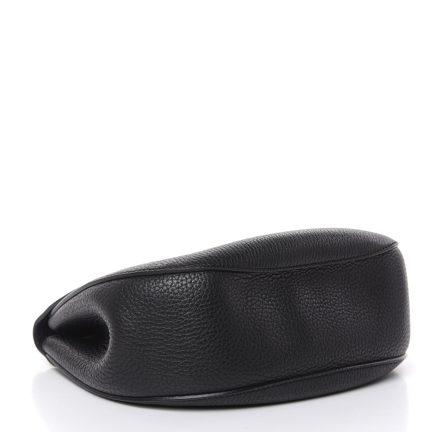 Grained Lambskin Drew Shoulder Bag Black