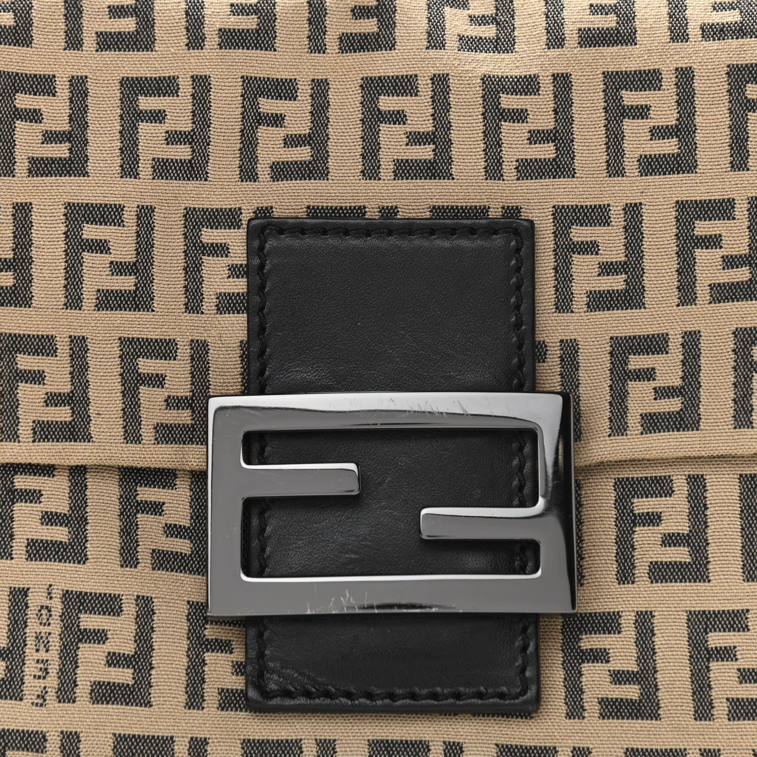 Fendi Zucchino Mini Mama Baguette Tobacco 8 of 12