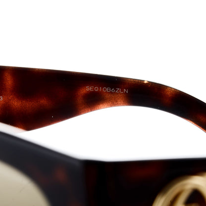 Gucci Oversized Sunglasses GG 3836/F/S Tortoise 8 of 9