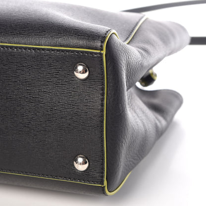 Fendi Vitello Elite Petite 2Jours Tote Black 10 of 10