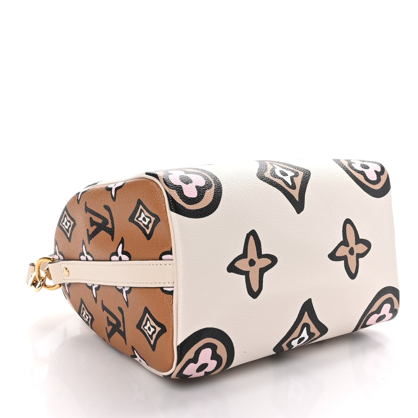 Monogram Giant Wild At Heart Speedy Bandouliere 25 Creme
