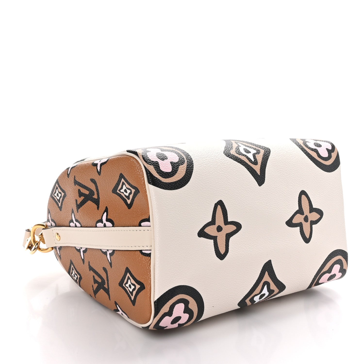 Louis Vuitton Monogram Giant Wild At Heart Speedy Bandouliere 25 Creme 4 of 11