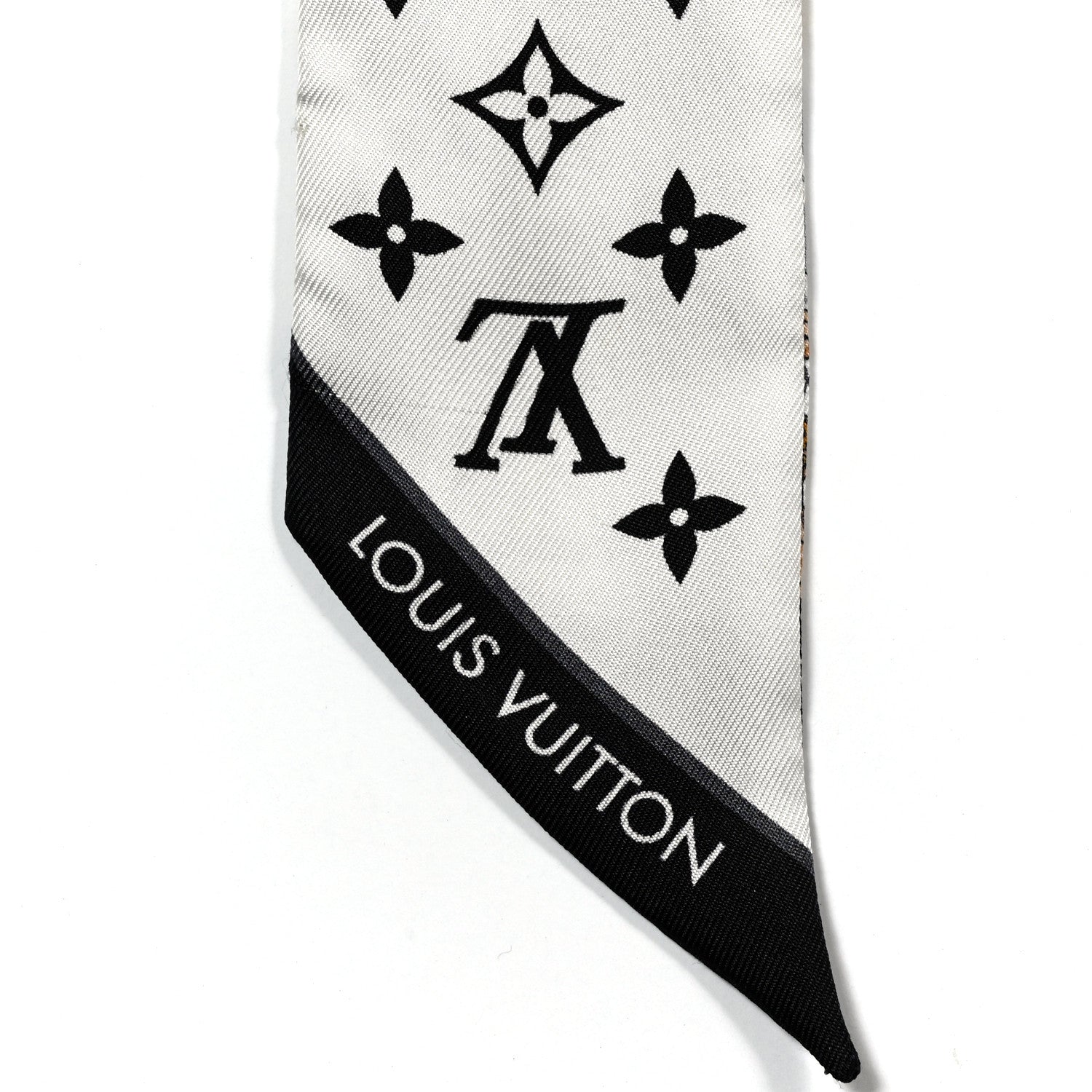 Louis Vuitton Silk Monogram Let's Go BB Bandeau Black 3 of 4