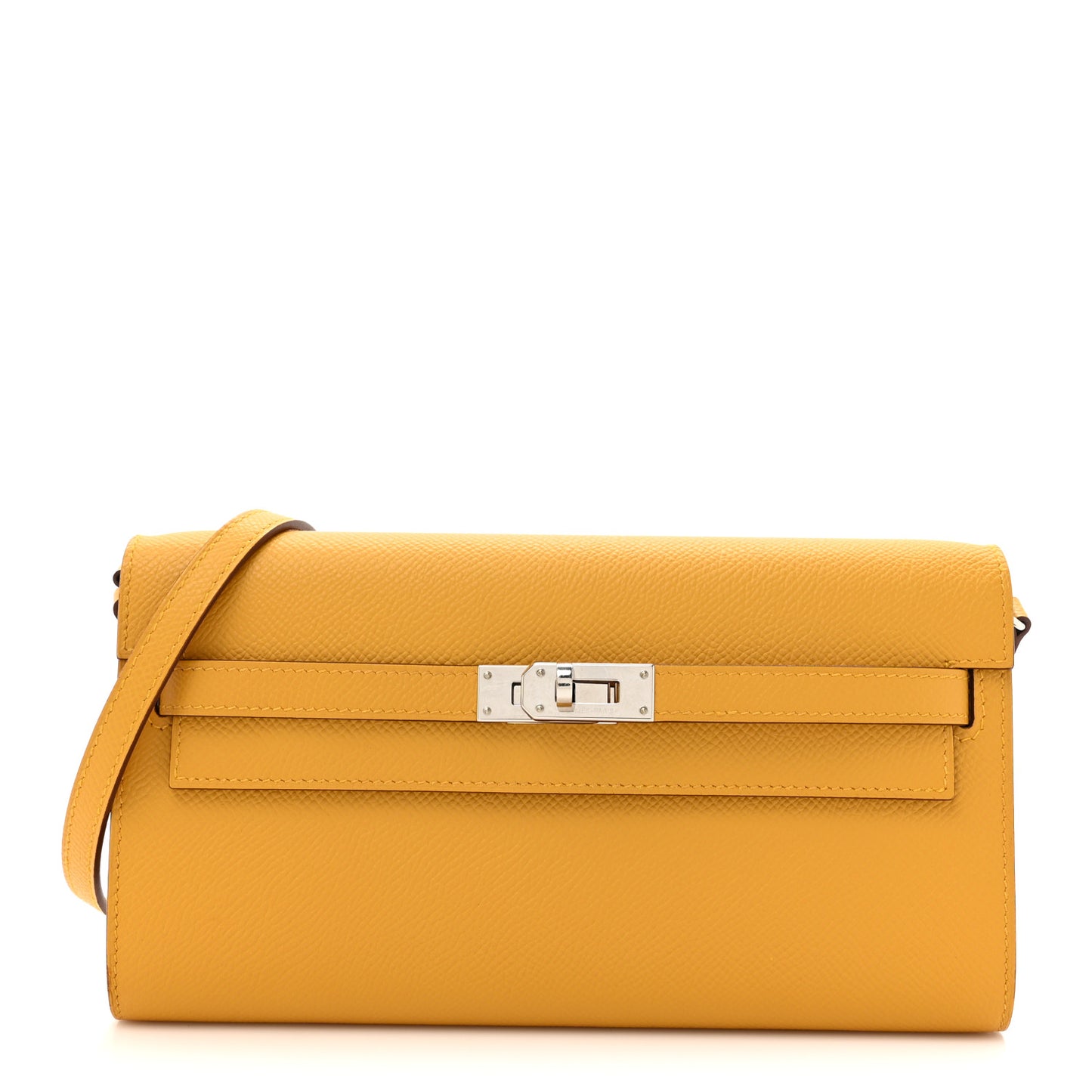 Epsom Kelly Wallet To Go Jaune Ambre