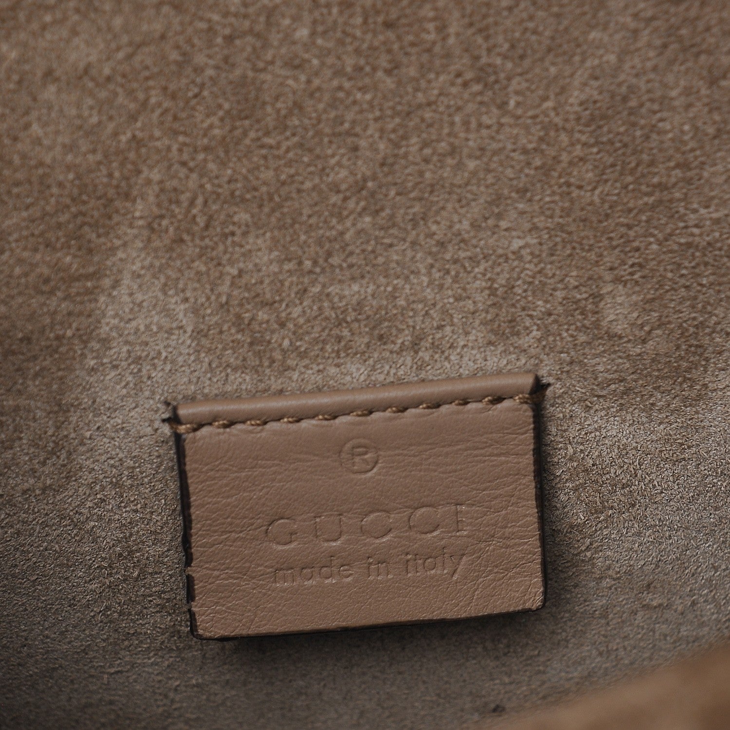 Gucci GG Supreme Monogram Mini Dionysus Shoulder Bag Taupe 6 of 8