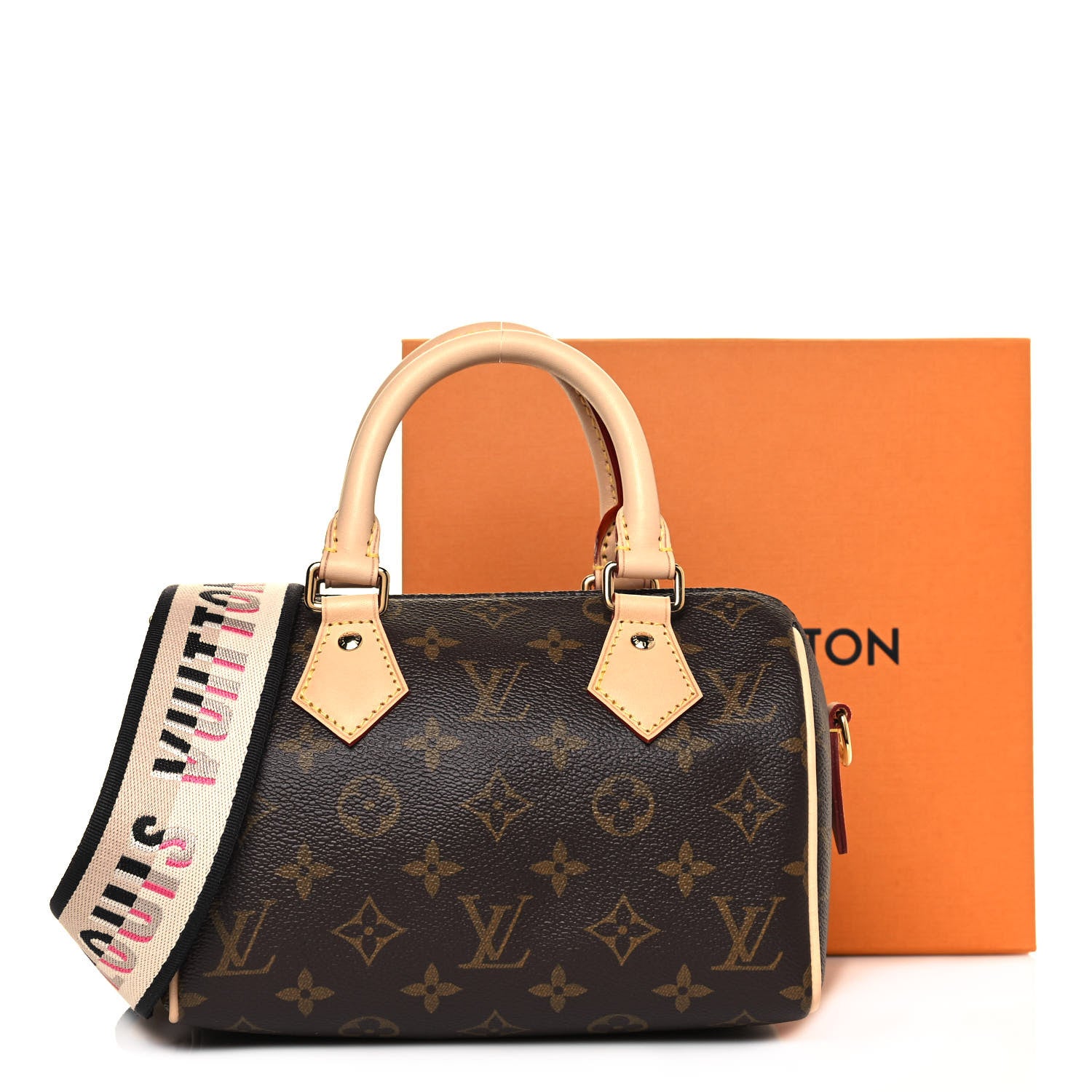 Louis Vuitton Monogram Speedy Bandouliere 20 Black 11 of 11