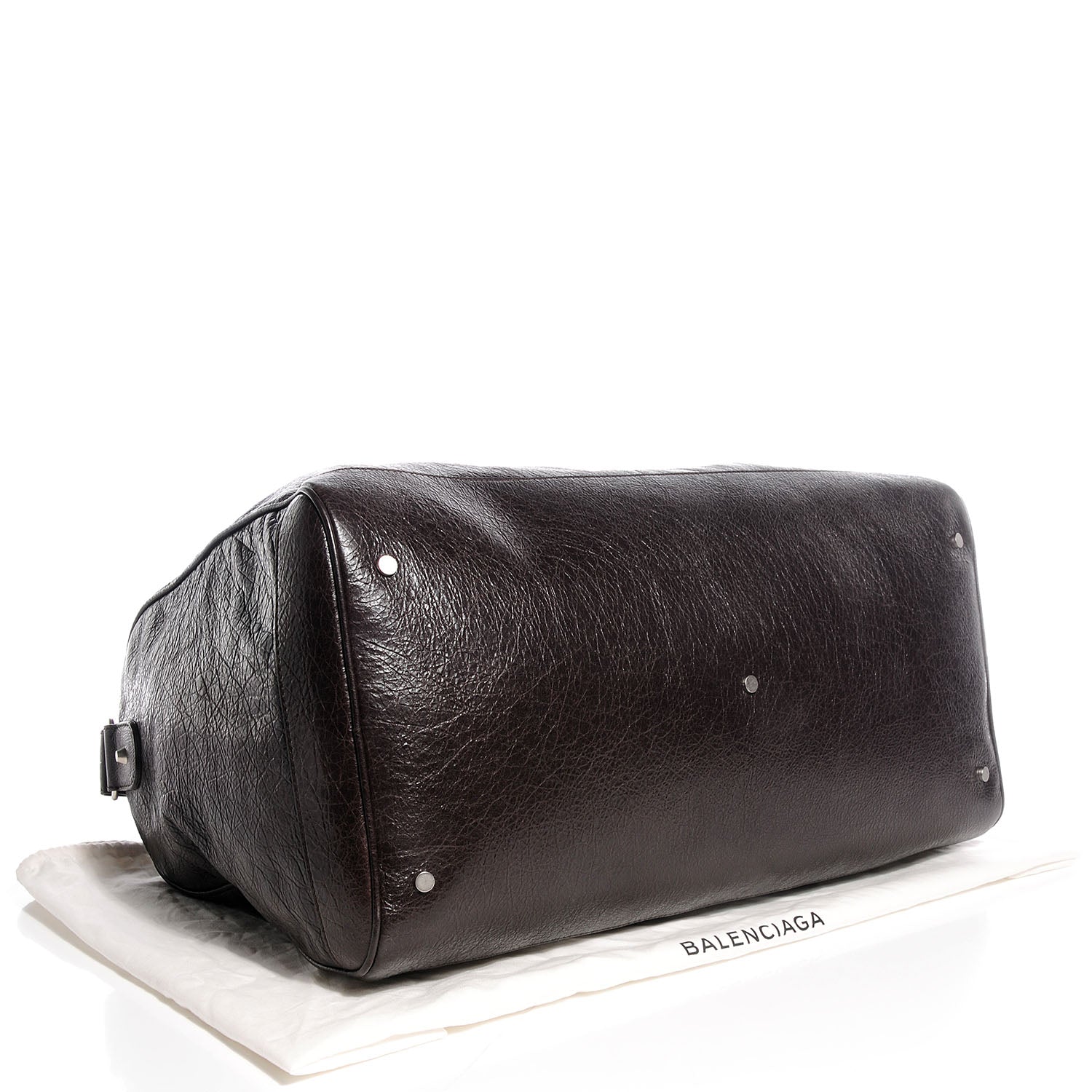 Balenciaga Agneau Squash S Duffel Bag Charbon 4 of 10