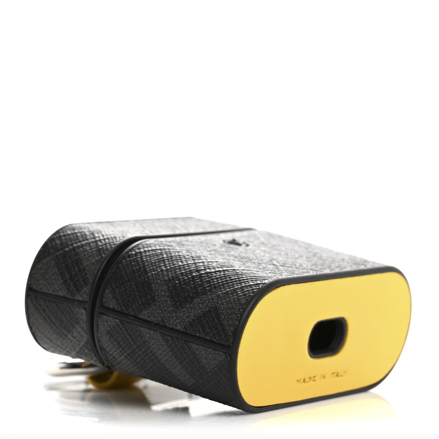 Coated Canvas FF Airpods Pro Case Black Yellow