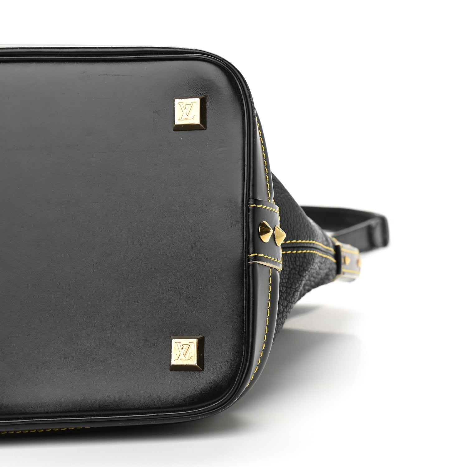 Louis Vuitton Suhali Lockit MM Black 9 of 10