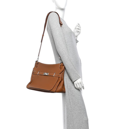 Hermes Taurillon Clemence Jypsiere 37 Gold 2 of 10