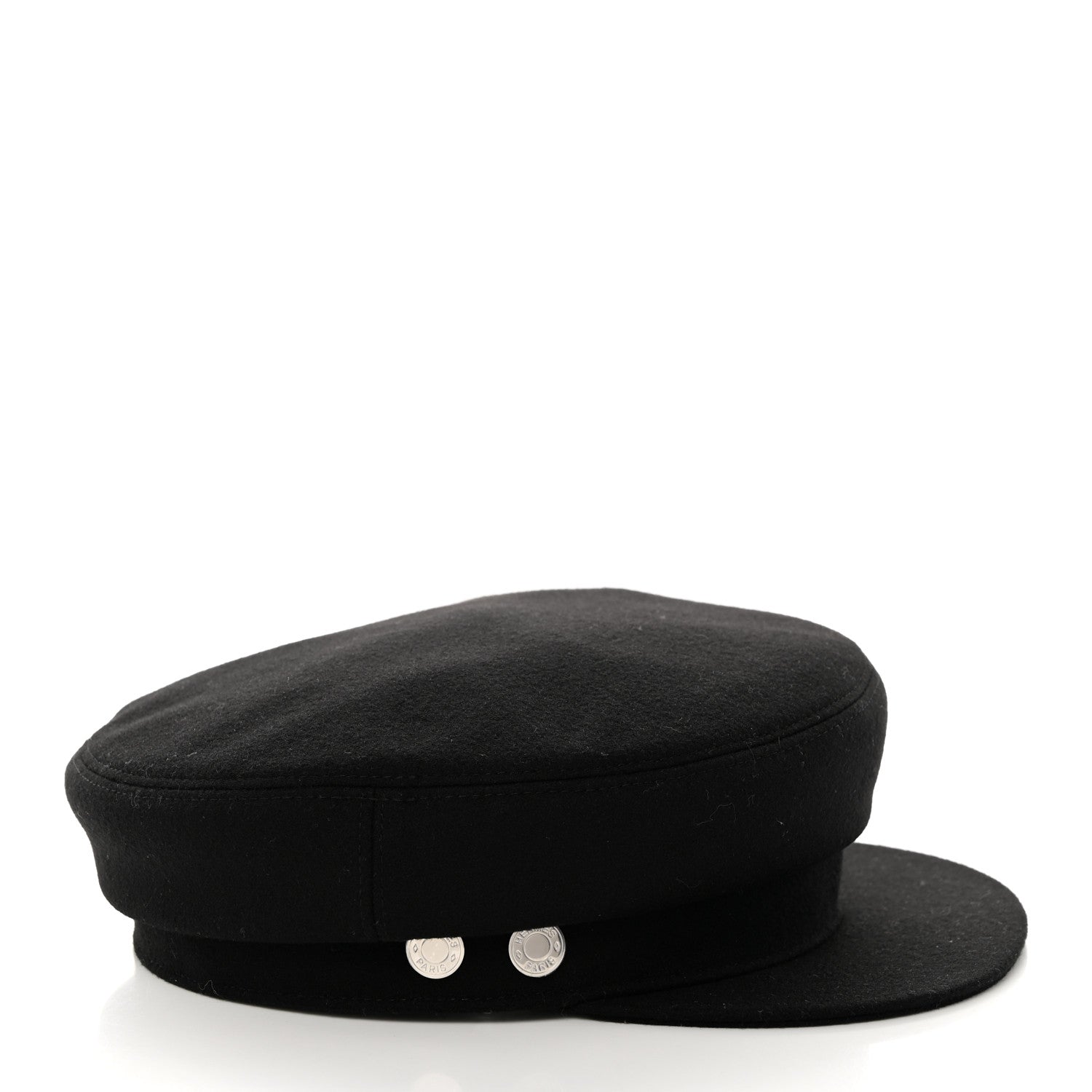 Hermes Cashmere Womens Deauville Cap 59 Black 5 of 10