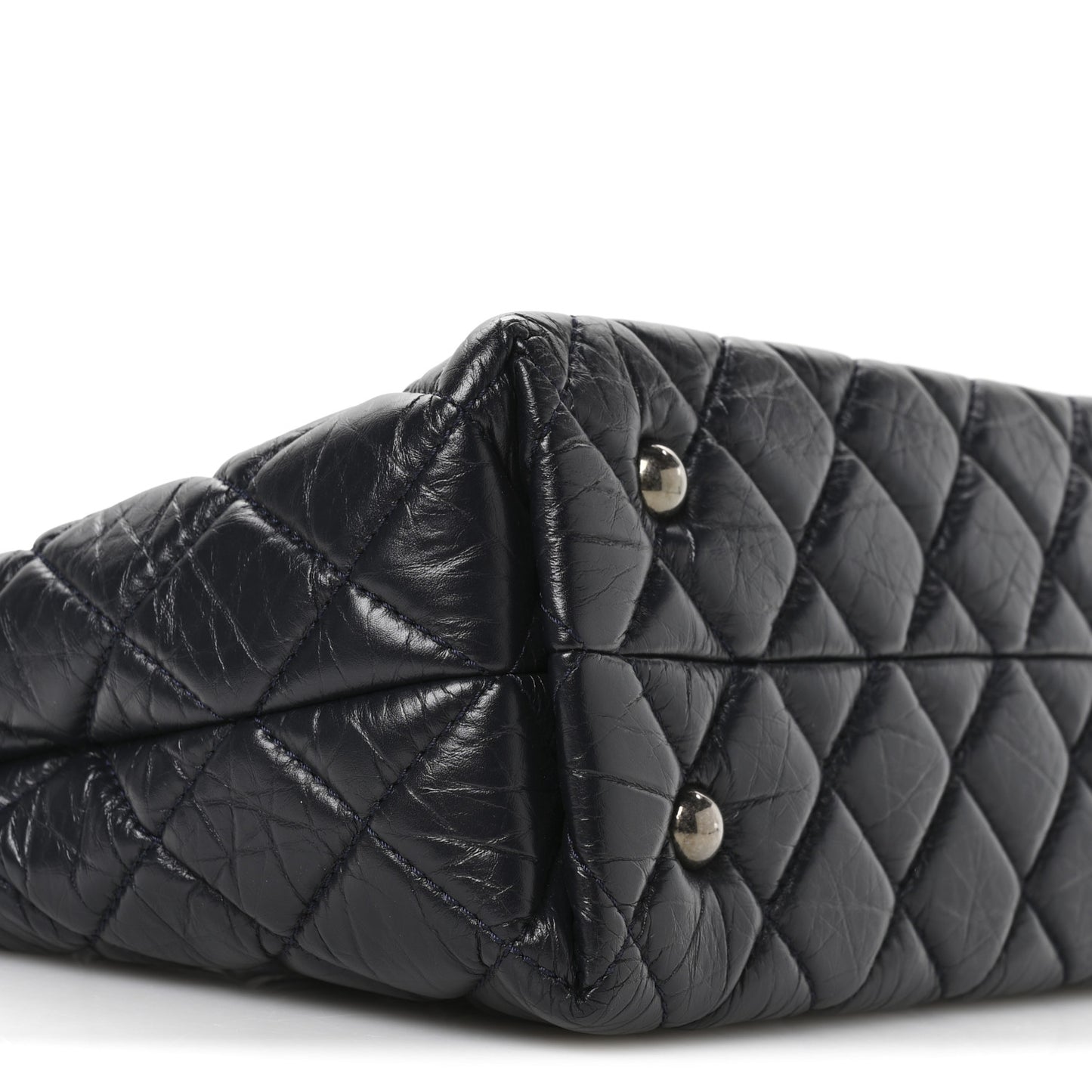 Aged Calfskin Quilted Reissue 2.55 Tote Black