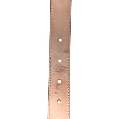 Gucci Moon Calfskin Interlocking G 25mm Belt 85 34 Camelia 4 of 4