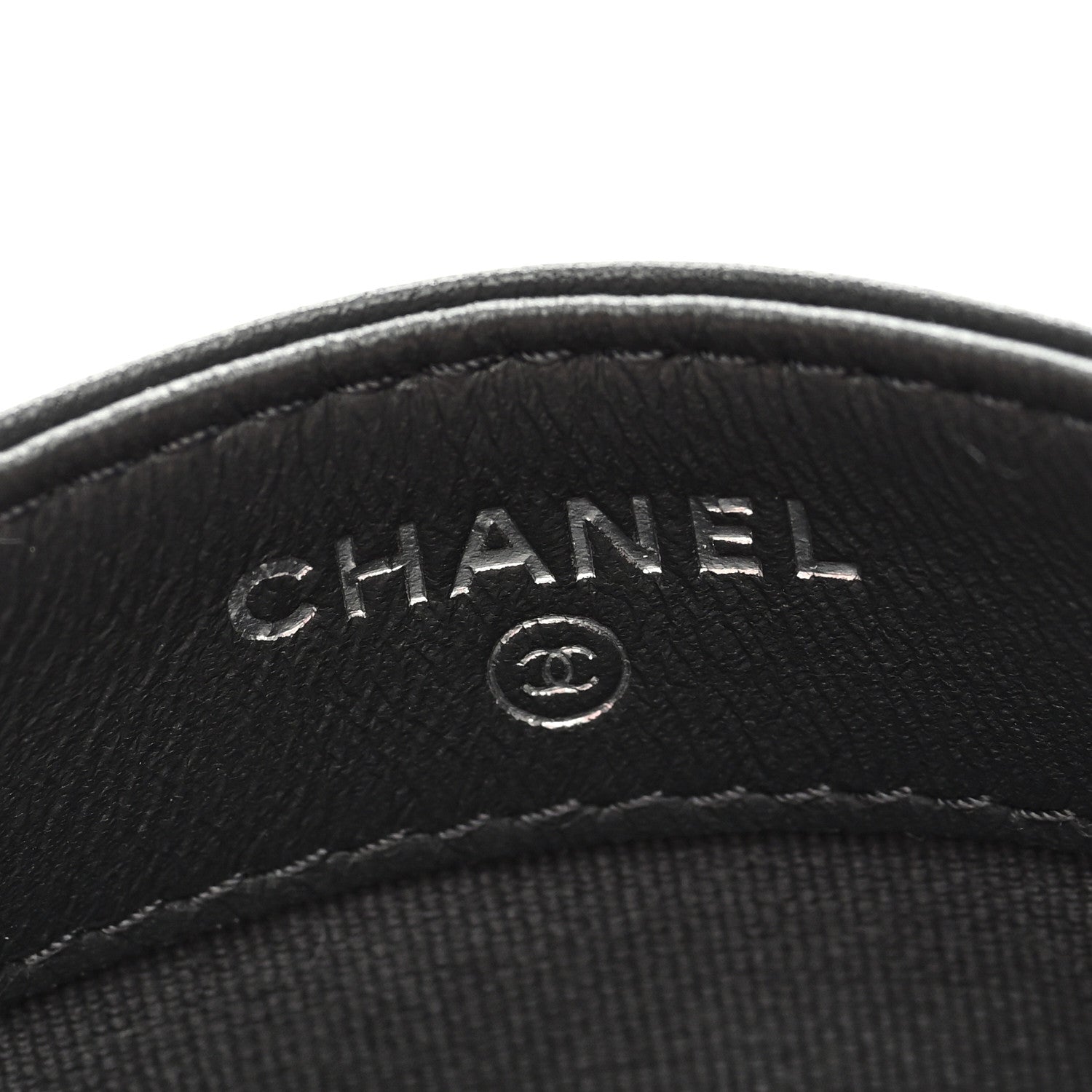 Chanel Lambskin Quilted Card Holder Dark Grey 6 of 7