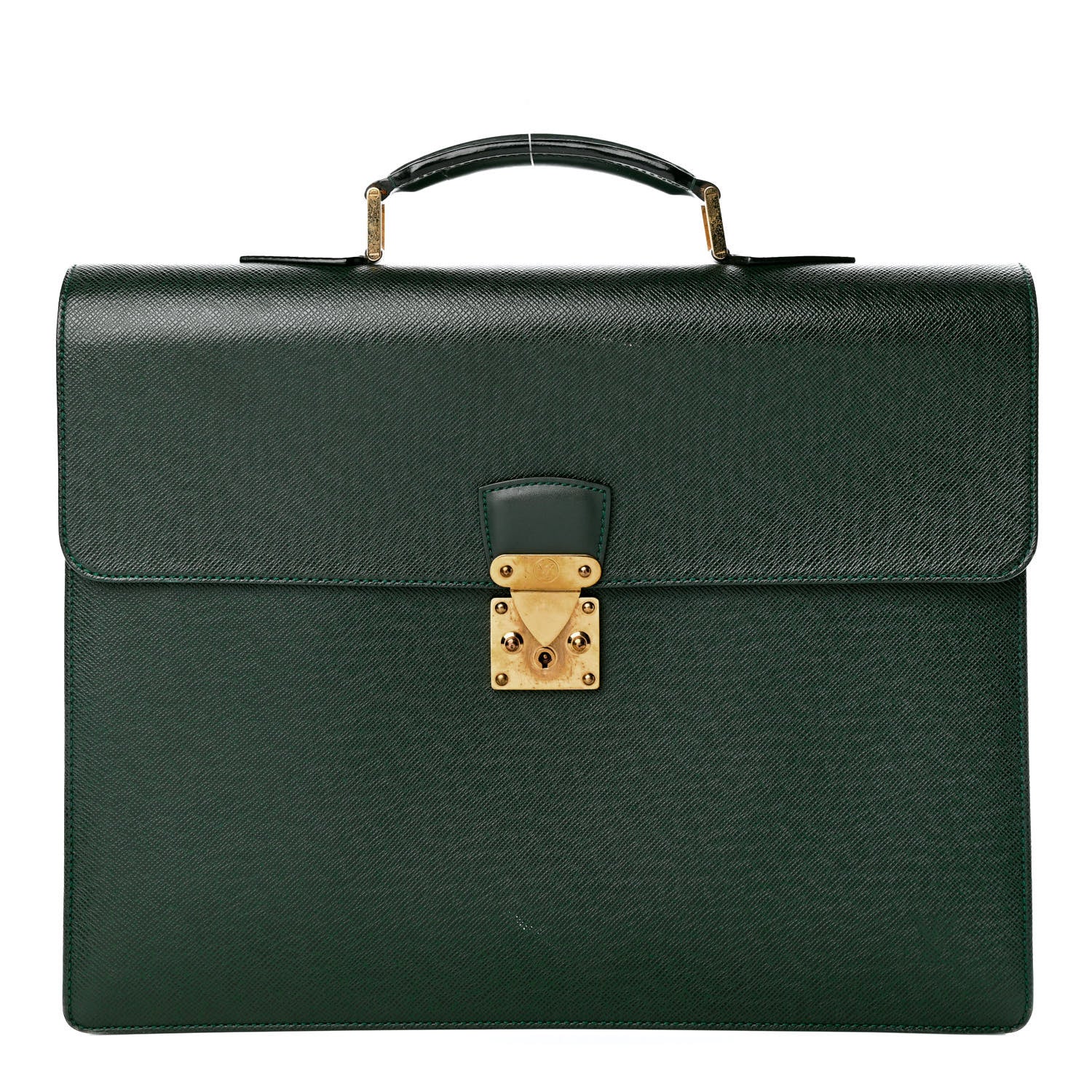 Louis Vuitton Taiga Robusto 2 Compartment Briefcase Epicea 1 of 4