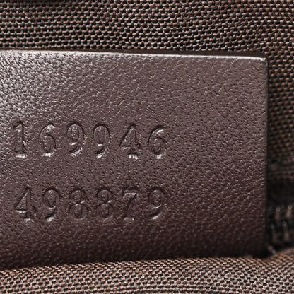 Gucci Monogram Medium New Britt Tote Brown 7 of 10