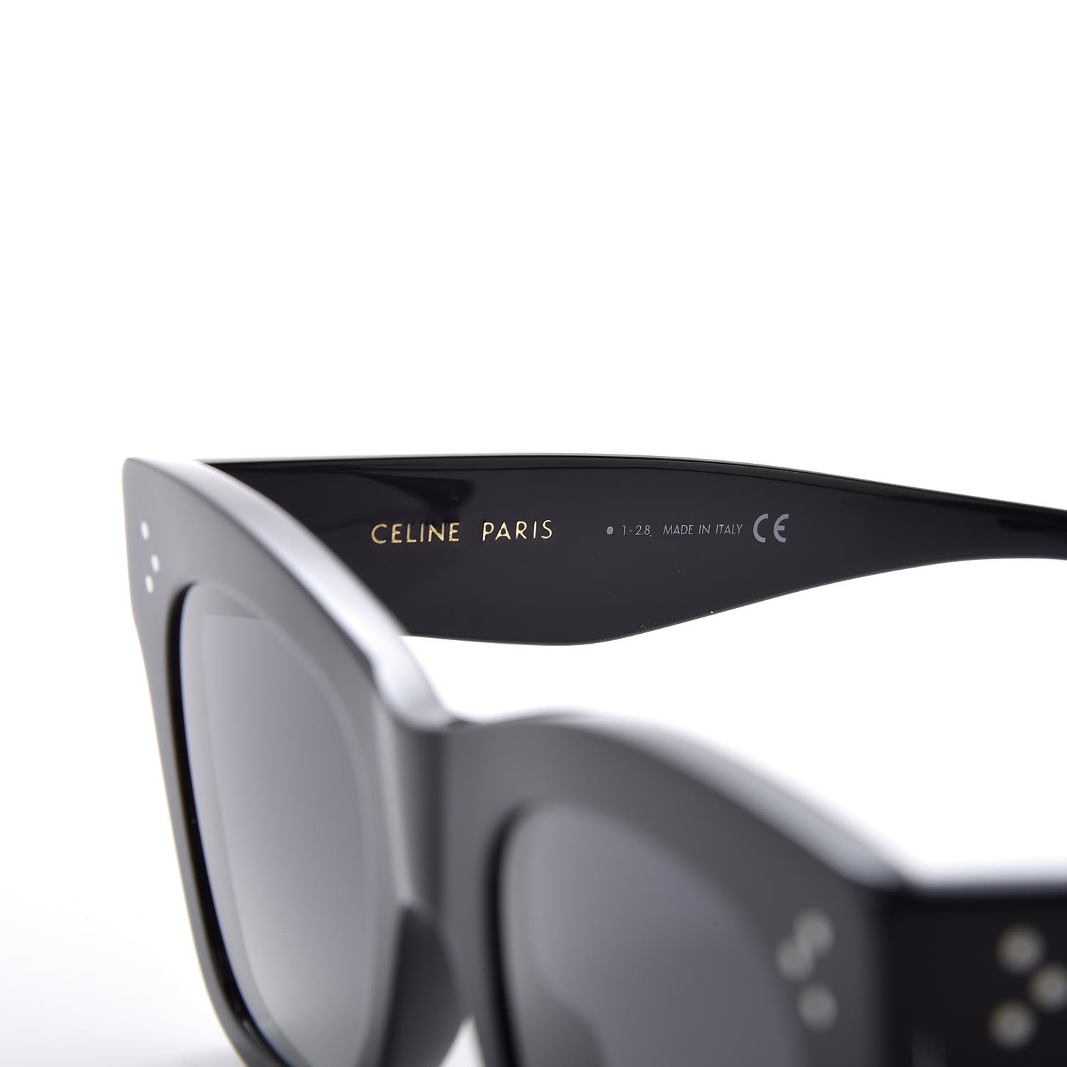 Celine Polarized Sunglasses CL4004IN Black 6 of 6