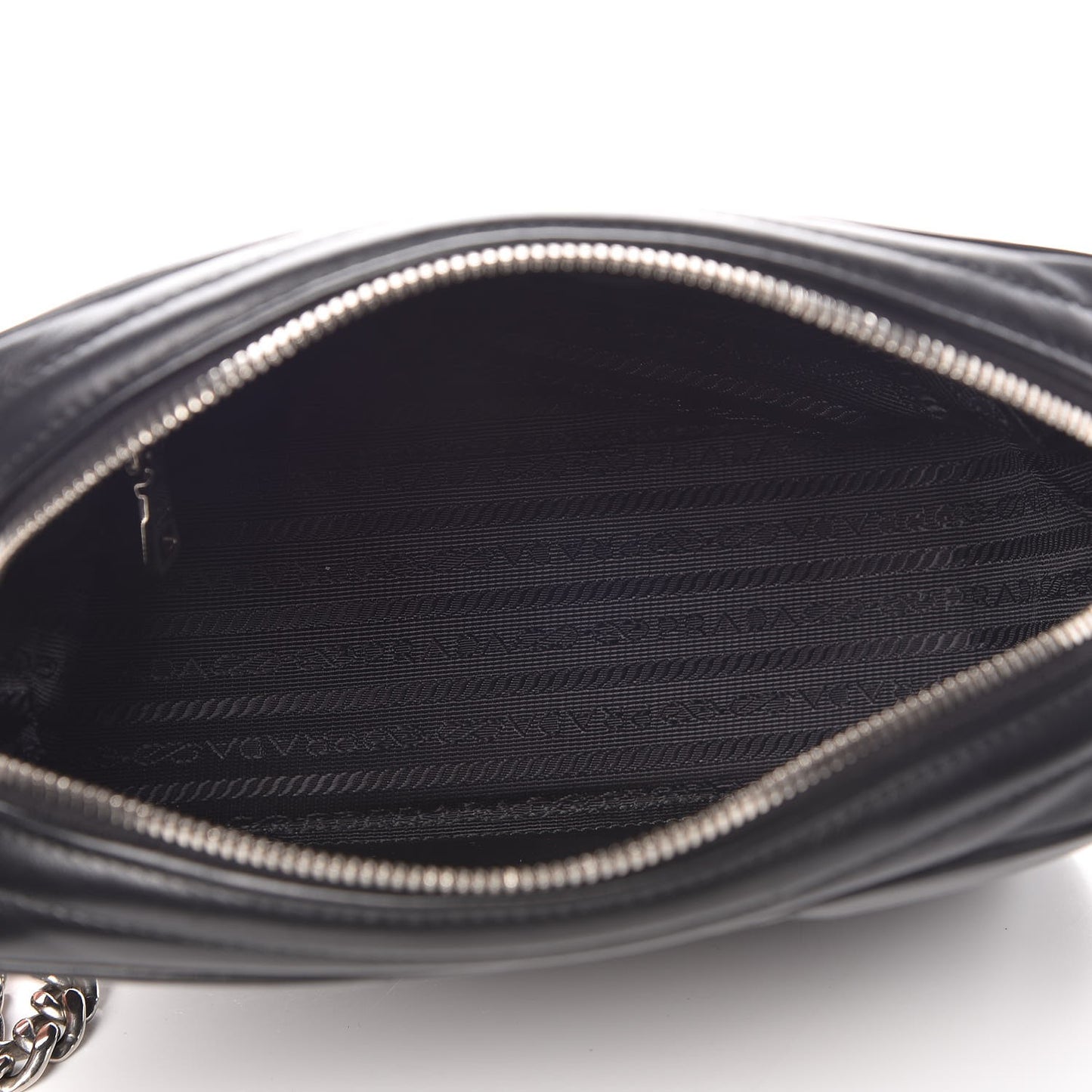 Soft Calfskin Diagramme Crossbody Bag Black