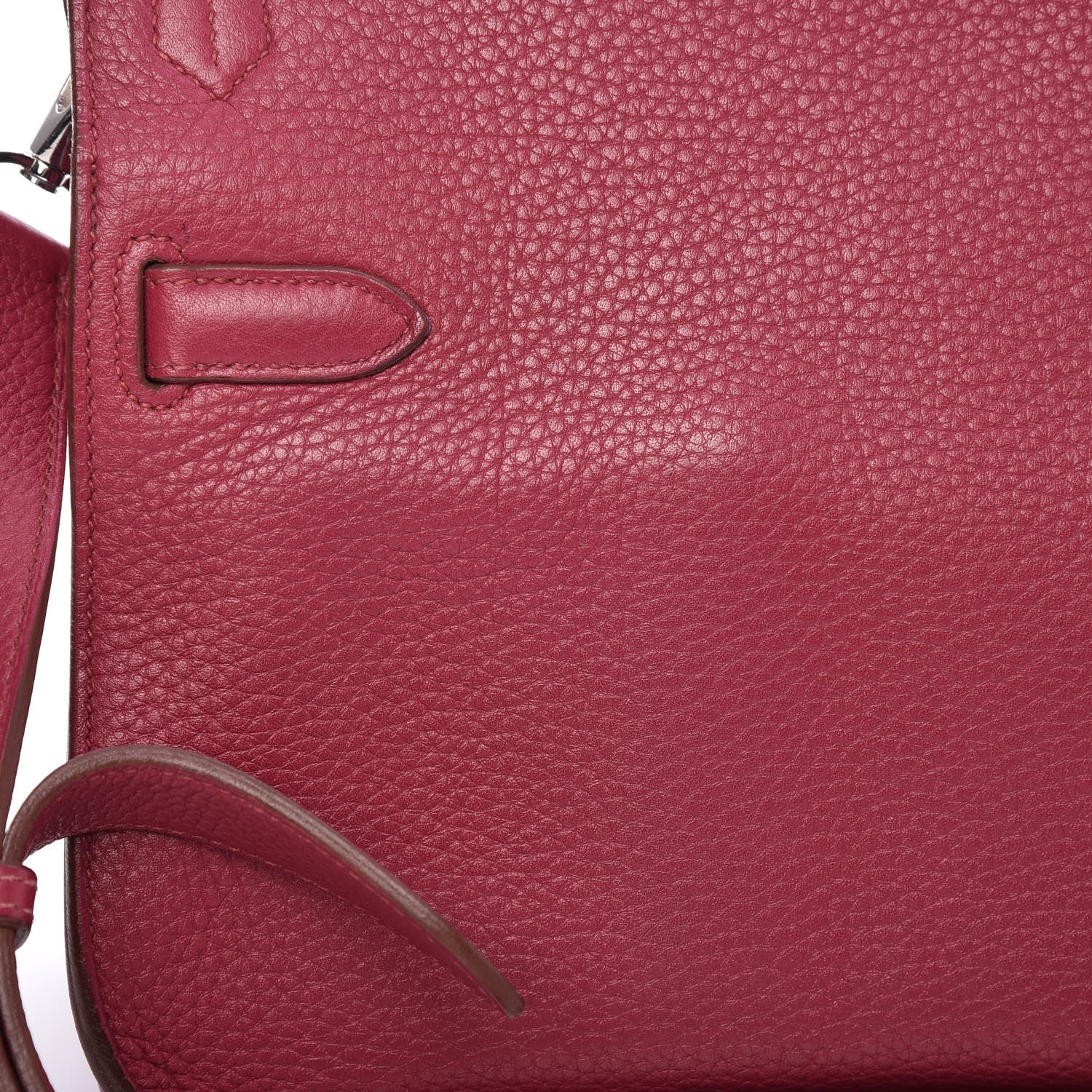 Hermes Taurillon Clemence Jypsiere 28 Rubis 7 of 8