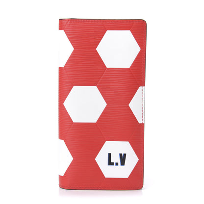 Louis Vuitton Epi World Cup Brazza Wallet Red 1 of 8