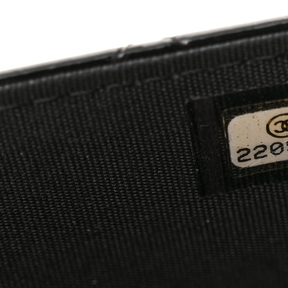 Chanel Patent Quilted Golden Class Wallet on Chain WOC Black 8 of 11