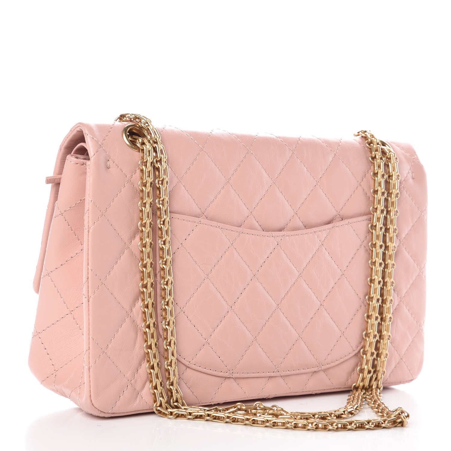 Chanel Aged Calfskin Quilted 2.55 Reissue 226 Flap Light Pink 3 of 10