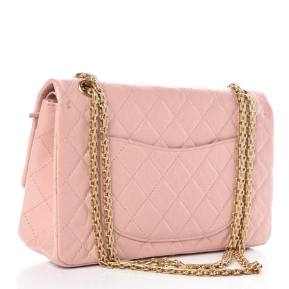 Chanel Aged Calfskin Quilted 2.55 Reissue 226 Flap Light Pink 3 of 10