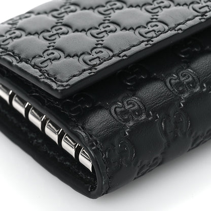 Gucci Microguccissima 6 Key Holder Case Black 7 of 9