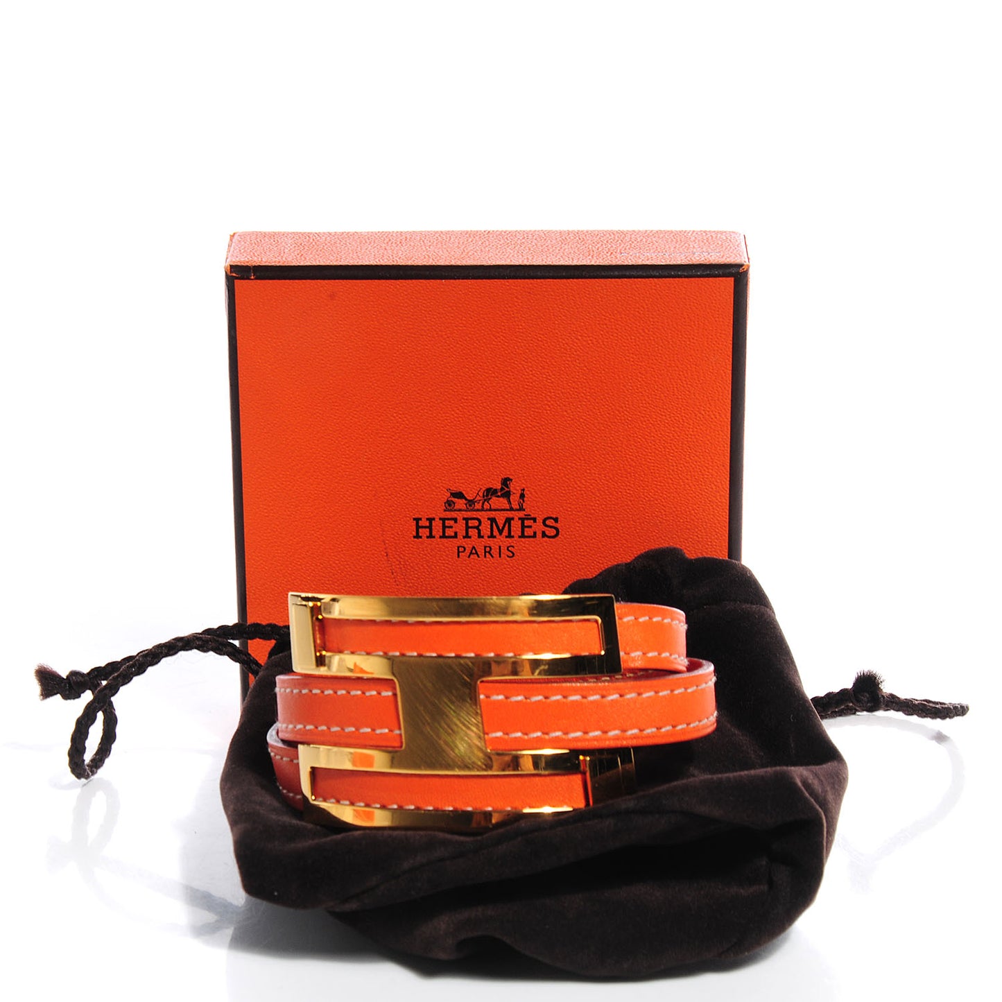 Chamonix Pousse Pousse Bracelet Orange