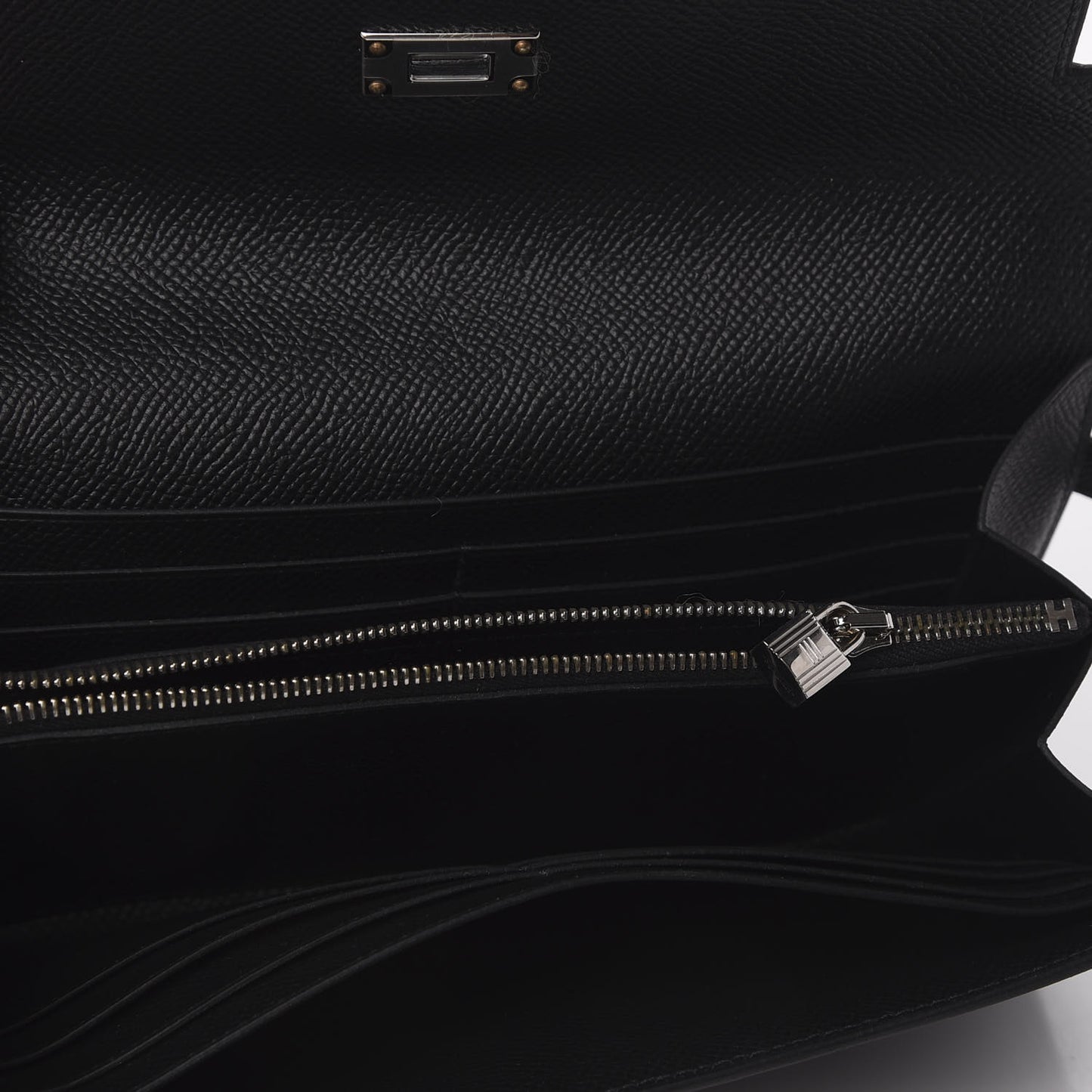 Epsom Kelly Longue Wallet Black