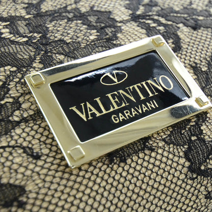 Valentino Garavani Raffia Straw and Lace Tote 8 of 13