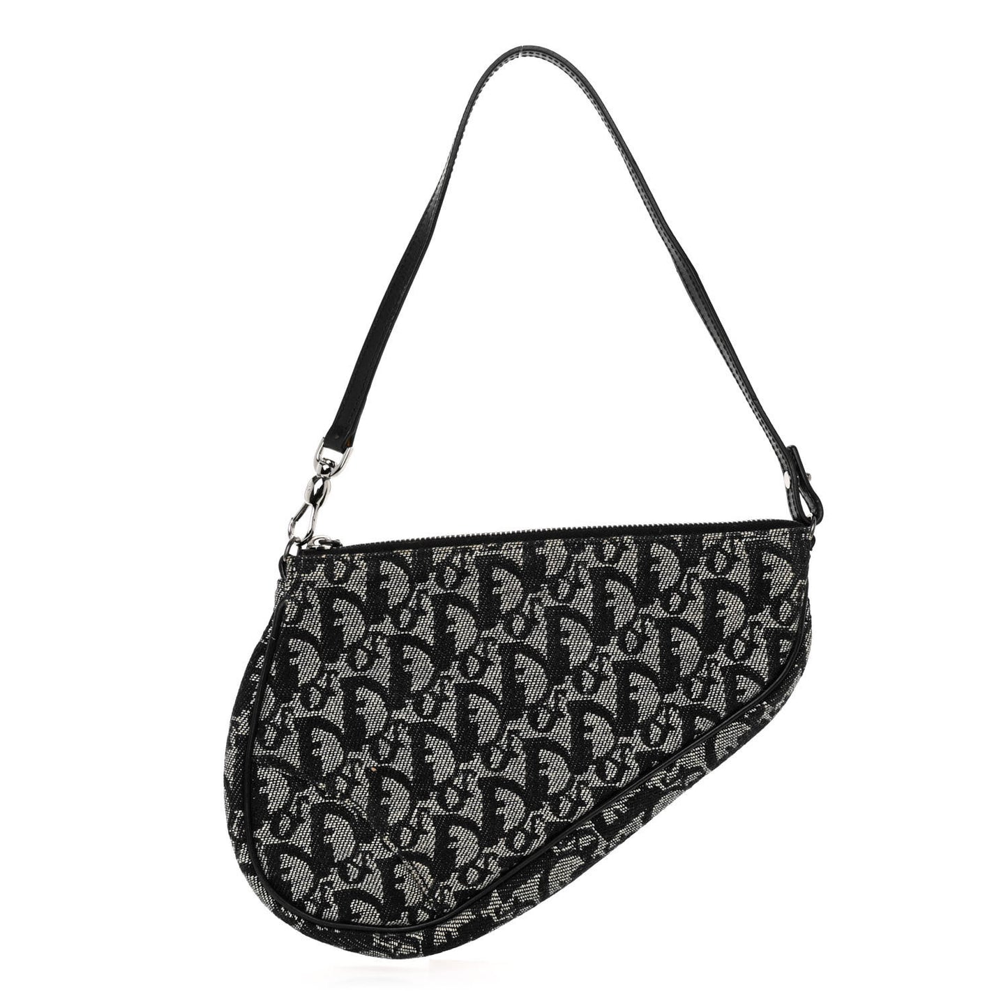 Monogram Mini Saddle Pochette Black