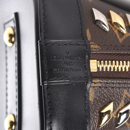 Louis Vuitton Monogram Macassar Studded Alma BB 6 of 10