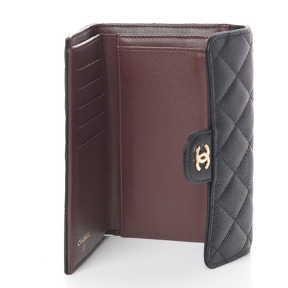 Chanel Caviar Quilted Medium Flap Wallet Black 5 of 9