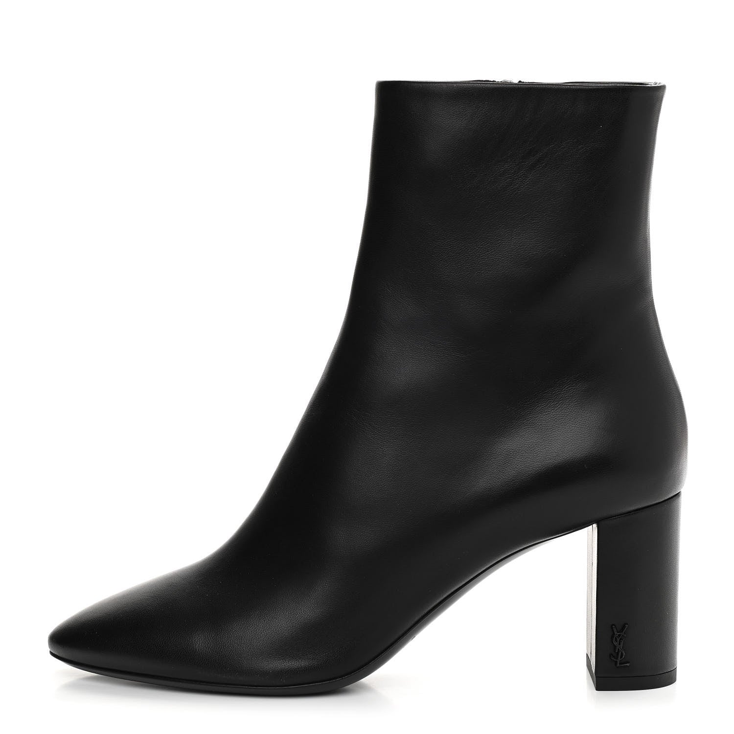 Saint Laurent Nappa Vendome Loulou Ankle Zip Boot 38 Black 1 of 8