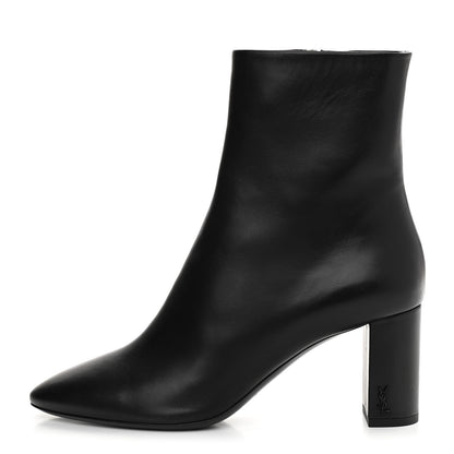 Saint Laurent Nappa Vendome Loulou Ankle Zip Boot 38 Black 1 of 8