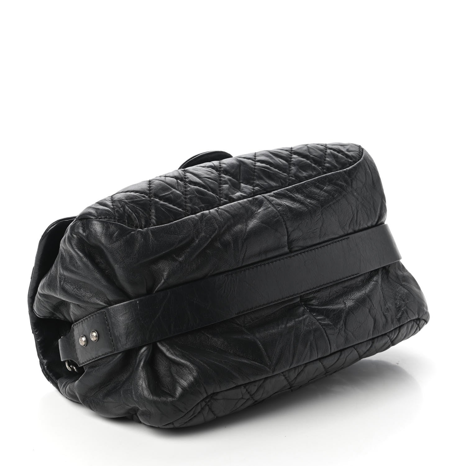 Chanel Distressed Lambskin Quilted Flap Black 4 of 10