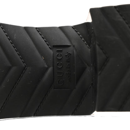 Gucci Rubber Gucci Logo Womens Platform 20/60mm Slide Sandals 40 Black 7 of 9