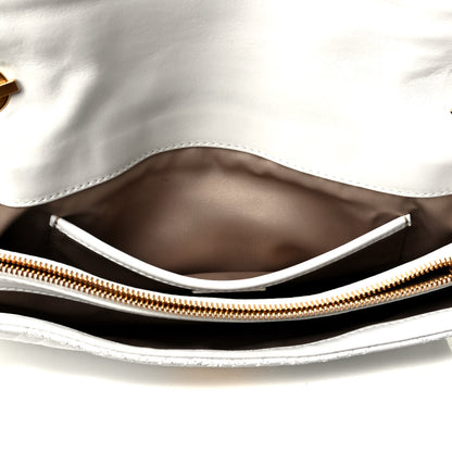 Versace Leather Microvanitas Quilted New Icon Handbag White 4 of 6