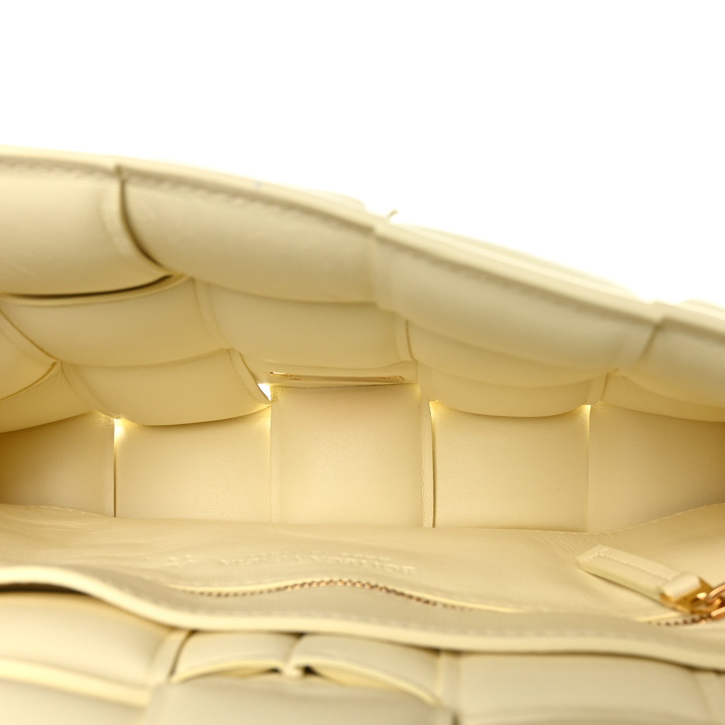 Nappa Maxi Intreccio Padded Cassette Crossbody Bag Zest