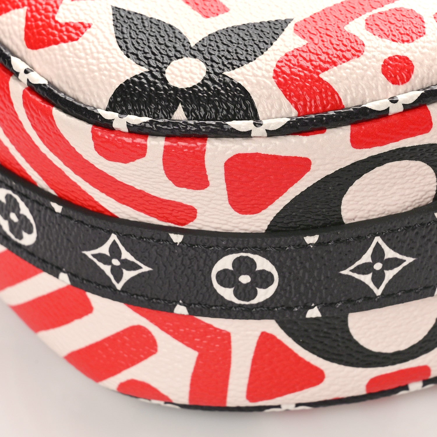 Louis Vuitton Monogram Giant Crafty Boite Chapeau Souple PM Creme Rouge Black 8 of 9