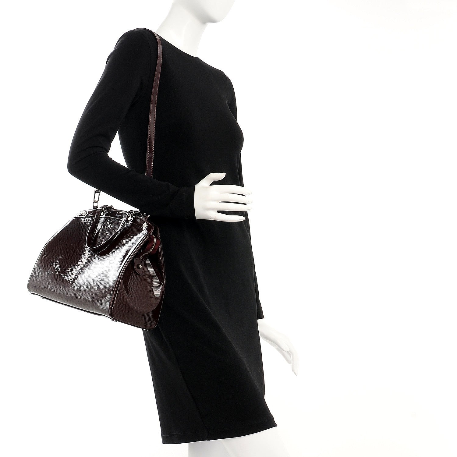 Louis Vuitton Electric Epi Brea MM Prune 2 of 9
