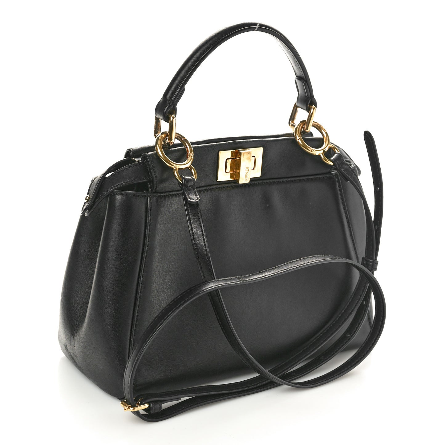 Nappa Mini Peekaboo Iconic Satchel Black