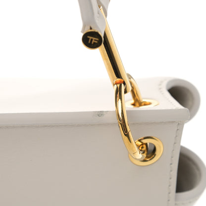 Tom Ford Calfskin Natalia Shoulder Bag Chalk 11 of 12