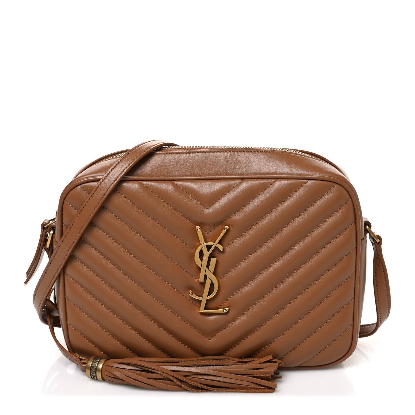 Calfskin Matelasse Monogram Lou Camera Bag Cinnamon