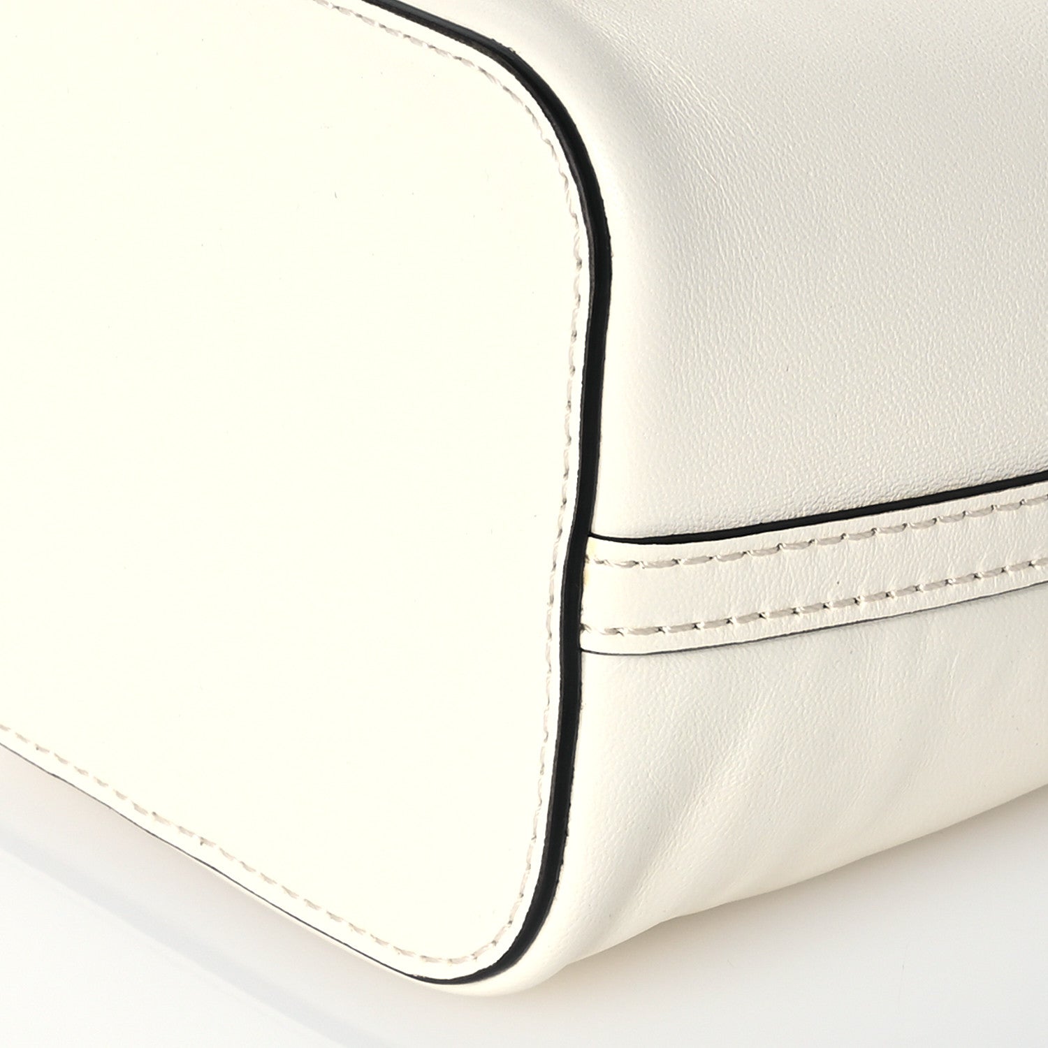 Valentino Garavani Nappa Mini VLogo Signature Bucket Bag Light Ivory 9 of 9